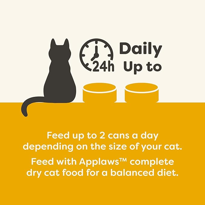 Applaws Natural Wet Cat Food, Made with Limited and Natural Ingredients, High Protein with No Artificial Additives or Fillers, Chicken Breast in Gravy (24 x 2.47oz Cans)
