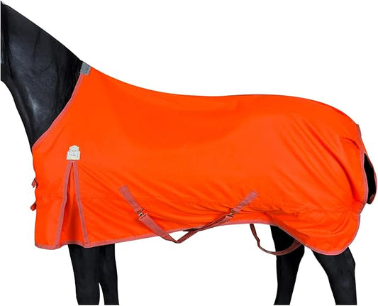 BARN & STABLE 600D Breathable&Waterproof Horse Sheet Summer Sheet for Horse with Removable Web Leg Straps