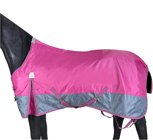 BARN & STABLE 420D Breathable&Waterproof Horse Sheet Summer Sheet for Horse with Removable Web Leg Straps