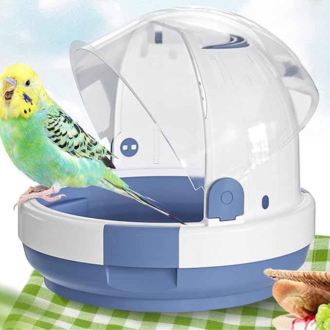 Bird House, Portable Clear Bird Parrots Transport Cage Window Carrier Bag Breathable Bird Carrier Travel Bag