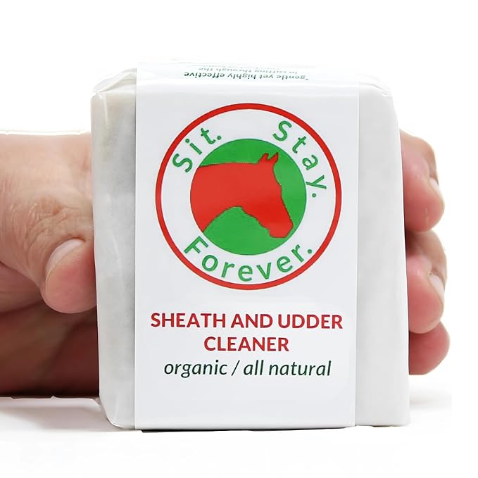 Sit Stay Forever Organic Neem Sheath and Udder Cleaner, 7 oz bar.