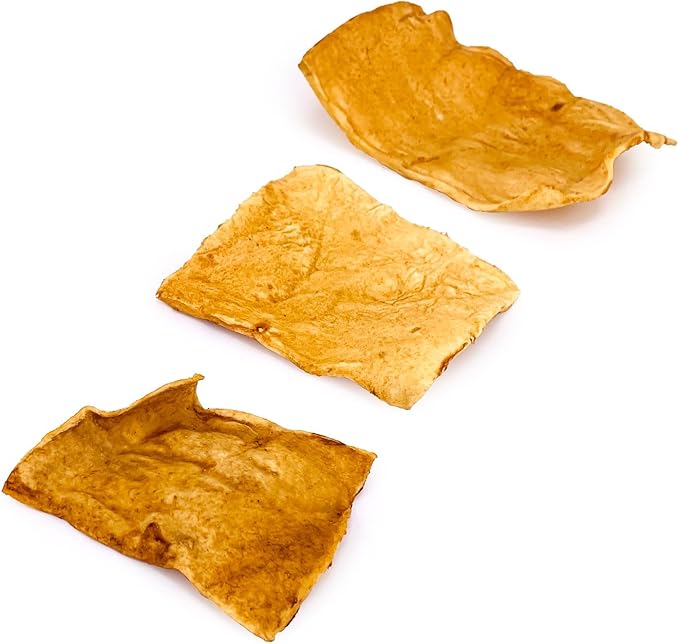 ValueBull USA Rawhide Chips, Chicken Infused, 50 Count - Natural & Safe, USA Beef Hide, Long Lasting, Chemical Free, No Artificial Flavors