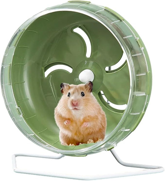 Doefo Silent Hamster Wheel 6 Inch - Quiet Hamster Wheel Dwarf Hamster Toys | Hamster Exercise Wheels Small Animal Toys, Exercise Wheel for Hamsters, Gerbils, Mice, Hedgehog