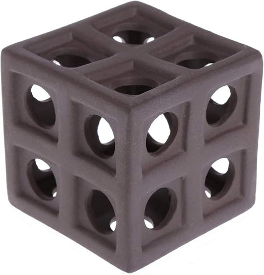 XMHF Aquarium Ceramic Small Fish Shrimp Crayfish Breeding Habitat Shelter Brown XM140