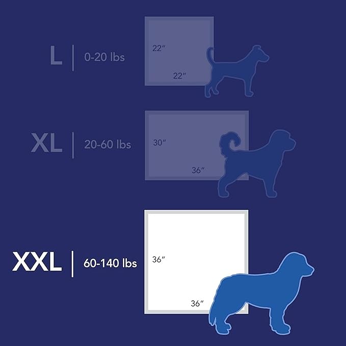 Scott Pet Guard Dog Pads - Size XXL - 36" x 36" - 40 Pack