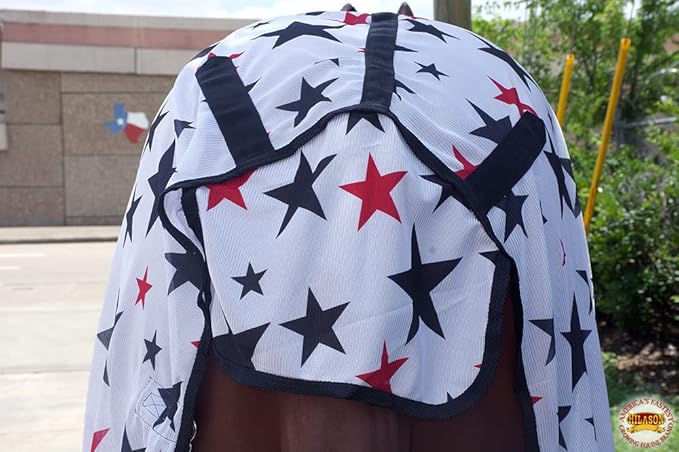 HILASON Horse Fly Sheet - Summer Spring UV Protection Mesh Bug Mosquito FlySheet for Horses | Fly-Sheet