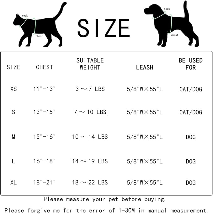 Soft Mesh Dog Harness and Leash Set, No-Chock Step-in Reflective Breathable Lightweight Easy Walk Escape Proof Vest Harnesses with Safety Buckle for Small Medium Dogs, Cats (Purple, XLarge)