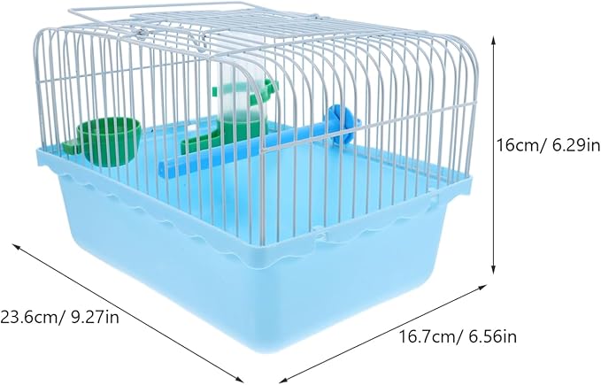 balacoo Portable Bird Cage with Waterer Food Box Spacious Travel Carrier for Cockatiels Metal Construction Easy Outdoor Adventures