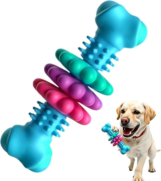 Puppy Teething Toy, Durable Chew Toy for Small Dogs, Interactive Bone Toy to Keep Puppies Busy, Teeth Cleaning Dog Toy for Small Breeds