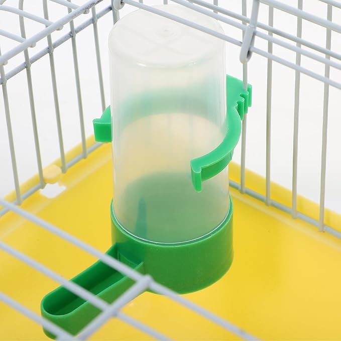 balacoo Spacious Portable Bird Carrier Cage Lightweight Travel Cage with Perch Food Box Waterer for Parrots Lovebirds and Pets for Outdoor Adventures and