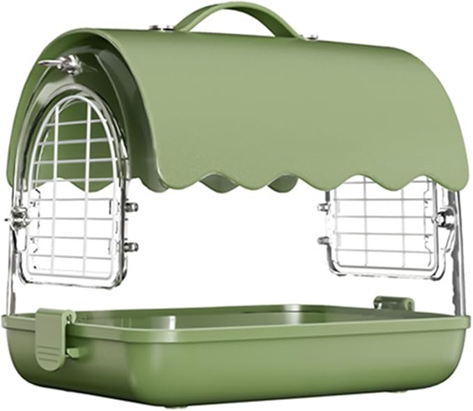 Acrylic Bird Carriers Suit Small Bird Cage Garden Security Parrots Enclosure for Lovebird Parrots Swallow Goldfinches