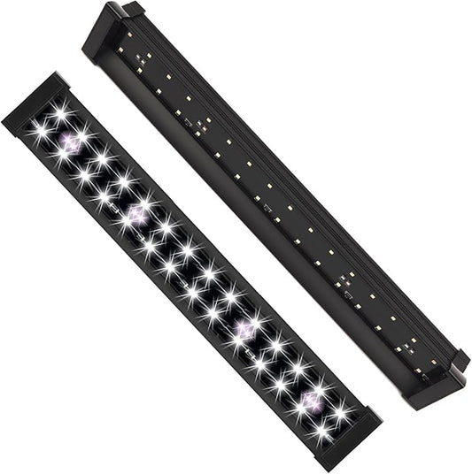 Reptile LED UVB Light – 16-INCH 18W UVB10.0 Linear UV Lamp for Bearded Dragons, Turtles & Lizards – Strip UVB Bar with UVA UVB Output, 8 X UV Beads, 6500K – Bulb-Free