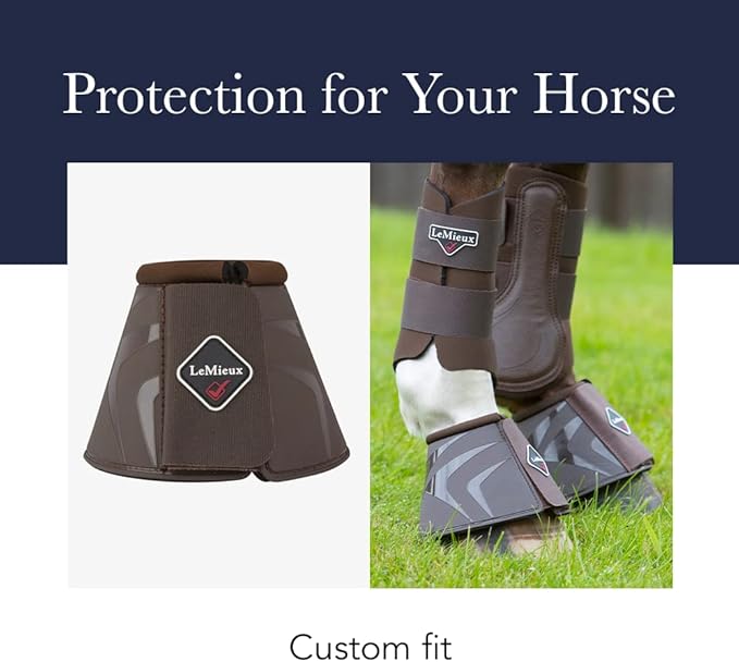 LeMieux Rubber Bell Overreach Horse Boots - Protective Gear and Training Equipment - Equine Boots, Wraps & Accessories