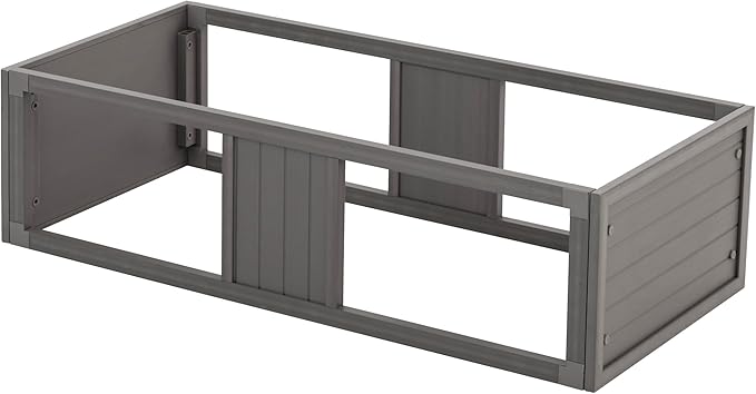 New Age Pet ECOFLEX Two Medium Reptile Enclosures with Matching Stacker Combo Set in Grey