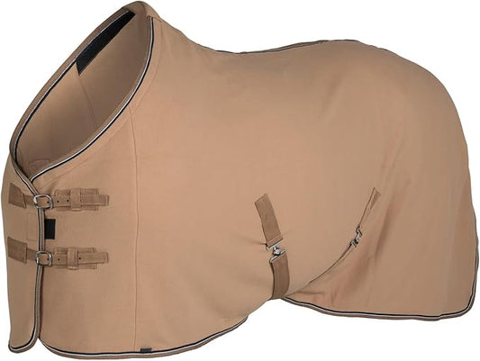 HORZE Kiel Fleece Cooler - Tan - 78 in