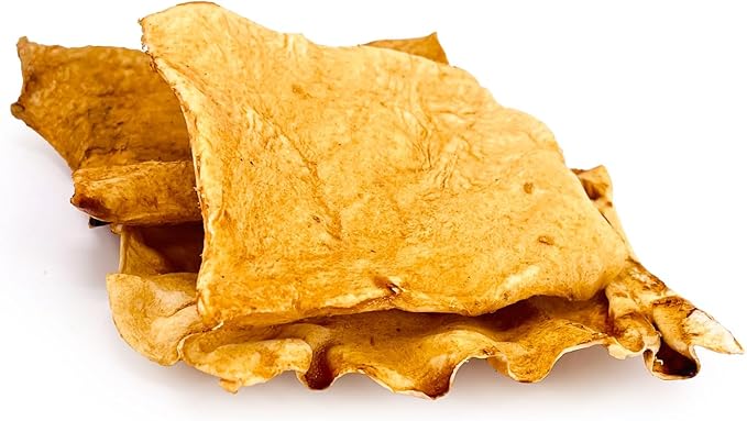 ValueBull USA Rawhide Chips, Chicken Infused, 25 Count - Natural & Safe, USA Beef Hide, Long Lasting, Chemical Free, No Artificial Flavors