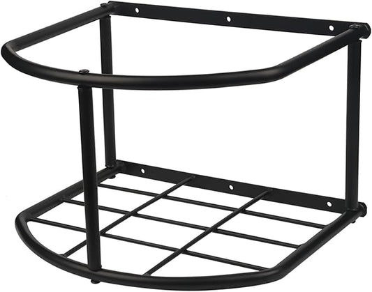Bucket Holder for Horses Feed,5 Gallon Water and Feed Bucket Holder for Horses,Heavy Duty Metal Wall Mount Water Bucket and Pail Holder for Livestock in Stable (2)