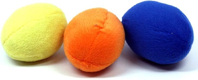 Outward Hound Squeakin' Eggs Plush Replacement Dog Toys - 3 Pack