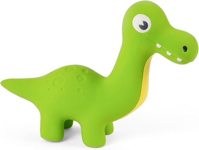 Rexy Dinosaur Latex Soft Chew and Squeak Toy - Food Grade Latex Dog and Puppy Toy