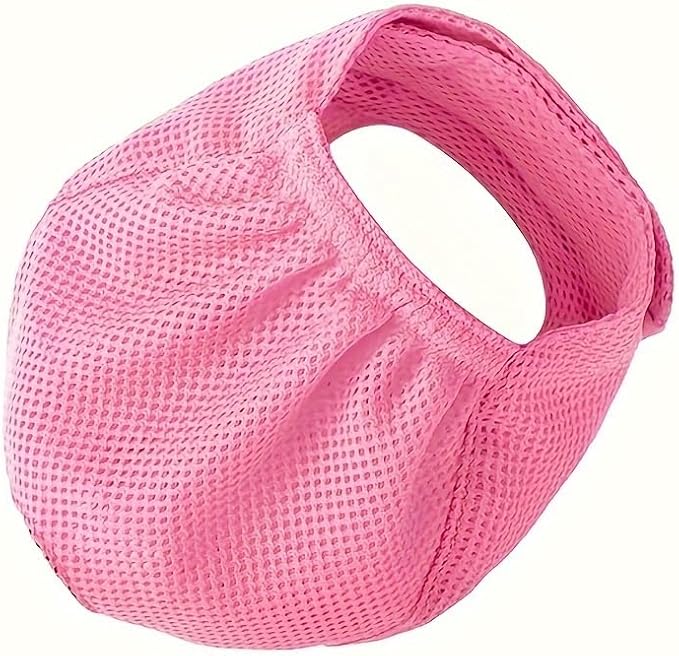 Anti-Bite Cat Mask, Soft, Secure Closure, Machine Washable - for Grooming, Vet Visits, Bath Time, Prevents Biting During Nail Trimming, Cleaning (Blue,Pink,Gray, 3-Piece Set)