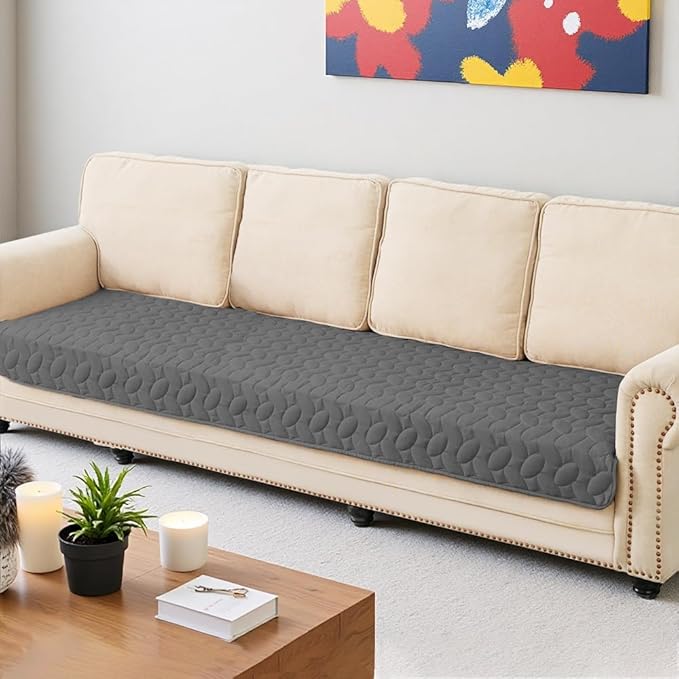 Ameritex Waterproof Pet Bed Cover Anti-Slip Dog Bed Blanket for Sofa and Furniture Waterproof New Pattern Design (Darkgrey, 30x90 Inch (Pack of 1))