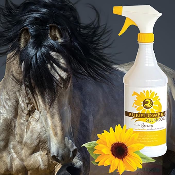 Healthy HairCare Sunflower Suncoat SPF Spray, Sun Coat Spray, Spray for Horses, Sunflower Suncoat Spray