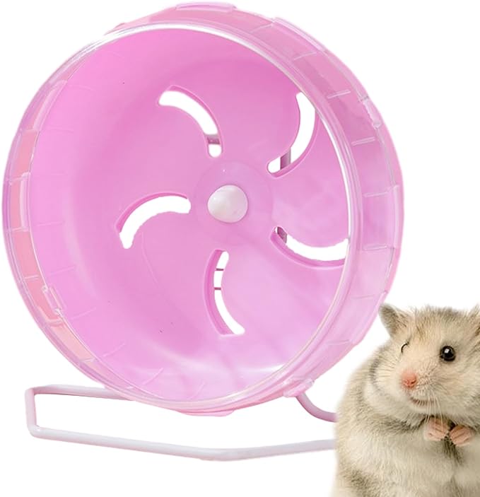 Doefo Silent Hamster Wheel 6 Inch - Quiet Hamster Wheel Dwarf Hamster Toys | Hamster Exercise Wheels Small Animal Toys, Exercise Wheel for Hamsters, Gerbils, Mice, Hedgehog