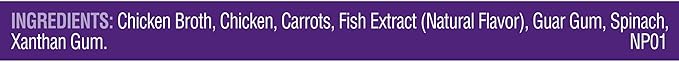 Rachael Ray Nutrish Purrfect Broths Lickable Cat Treats or Topper, Classic Chicken Recipe, Grain Free 1.4 oz. Pouch, 24 Count