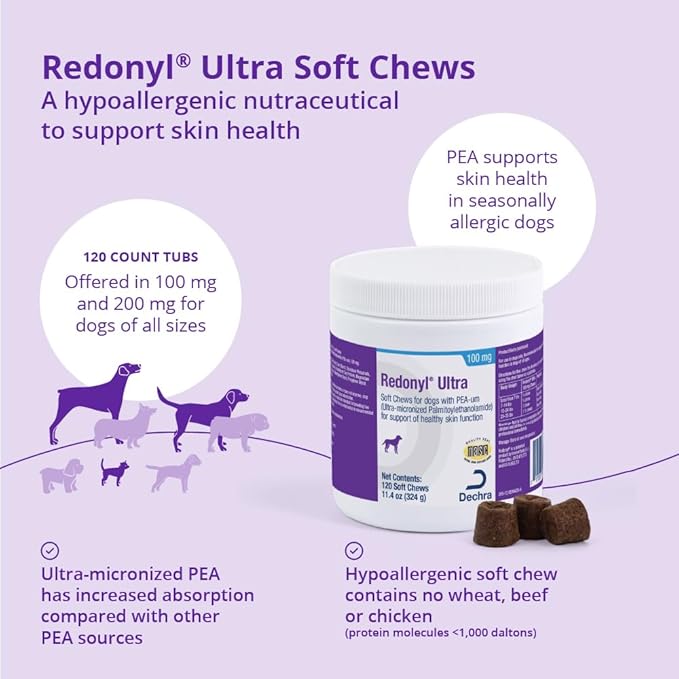 Redonyl Ultra Soft Chews for Dogs 100 mg, 120 Count