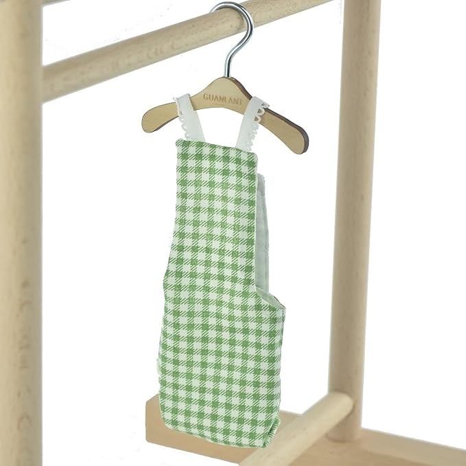 Quaker Parrot Flight Suits Bird Diaper,Monk Parakeets Cockatiels Flight Suits Liners, Parrot Diaper Clothes, Bird Training Nappy Suit with Hanger Leash Hole for Sun Conure Senegal Lorikeet