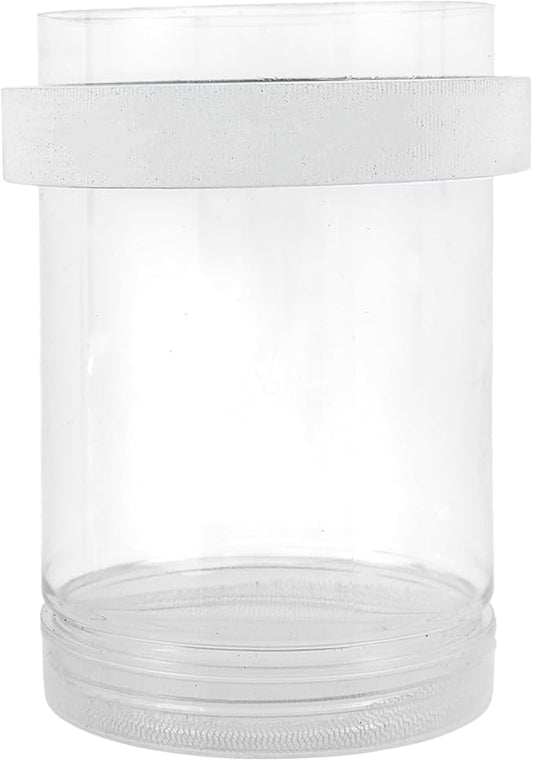 Suspensions Breeder Box, Floating Mesh Isolation Fish Tank Separator Set, Ideal for Aquatic Pets, Small, White, 1 Set