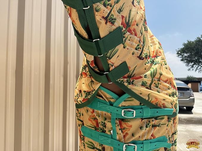 HILASON Horse Fly Sheet - Summer Spring UV Protection Mesh Bug Mosquito FlySheet for Horses | Fly-Sheet