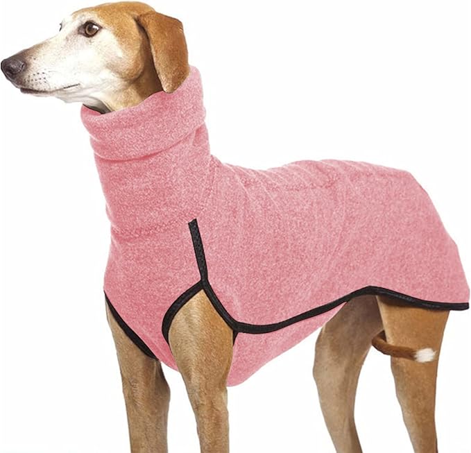 Esobo Fleece Dog Apparel Winter Warm Dog Coat Doggie Turtleneck Cozy Jacket Soft Shirt Vest Stylish Pet Outfits for Small Medium Large Dogs