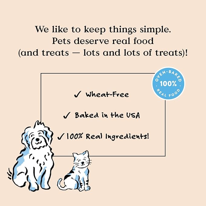 Bocce's Bakery PB + Blueberry Crispies Low-Calorie Wheat-Free Dog Treats, 10 oz