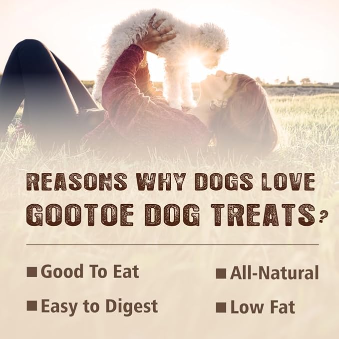 Gootoe Turkey Tendon Dog Treats, Rope (L) 3.53 oz, USA-Sourced Turkey Tendon, Natural Snack, Premium Puppy Chews, Hypoallergenic, Reseal Value Bags, Size for Large Dogs (Pack of 2)