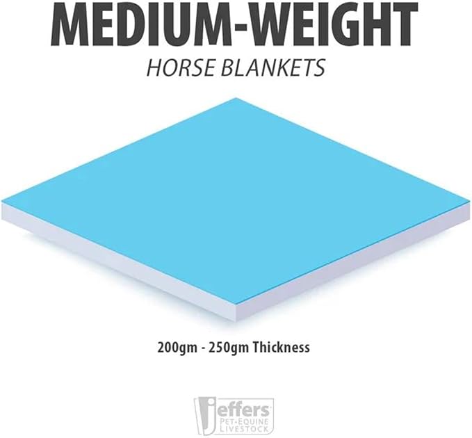 Jeffers Expression 1200 Denier Standard Neck Turnout Blanket, Cattle Drive Pattern, 84" - Waterproof, Breathable Horse Blanket with 240 gram Polyfill, Ideal Protection for Winter, Medium Weight