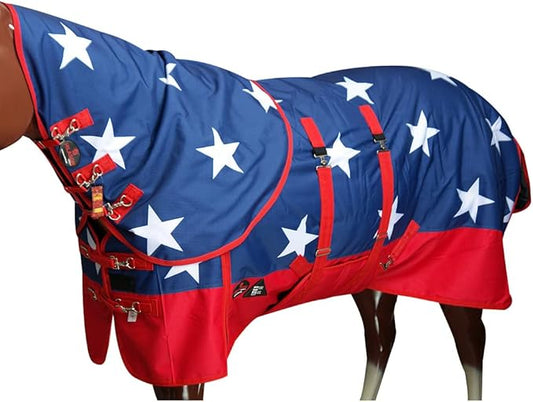 HILASON 1200D Waterproof Winter Horse Blanket Neck Cover Belly Wrap | Turnout Blankets for Horses