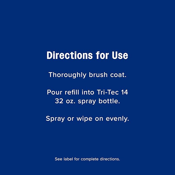 Farnam Tri-Tec 14 Fly Spray for Horses – Long-Lasting Insect Repellent Kills and Repels Flies, Gnats, Ticks & Mosquitoes, Conditions Coat – Up to 14 Days Protection – 128 oz