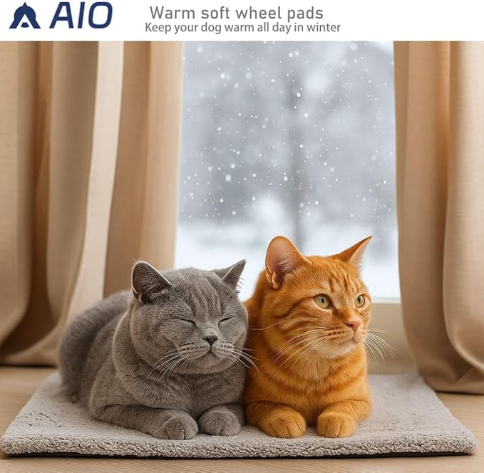 Self Heating Cat Bed Advanced Extra Warm Thermal Pet Pad Pets With Removable Cover Non-Slip Bottom Washable Non Electric Warming Cat Bed Non Electric Warming Pad Dog Outdoor Gray 19.68*27.56 Inch