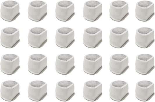 Nispira Water Filter Replacement for Drinkwell Pet Dog Cat Water fountain Avalon, Pagoda, Seascape, Sedona. 24 Packs