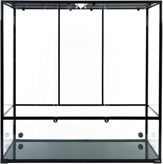 CAROLINACUSTOMCAGES 48Lx24Wx48H Bio Deep Glass Reptile Terrarium; Easy Assembly