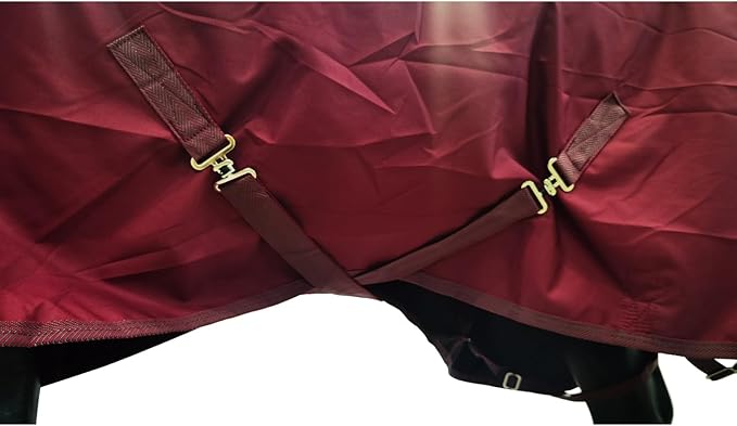 BARN & STABLE 600Denier 3000mm/3000mvp Super Waterproof & Breathable Horse Blankets for Winter with 200g Fill