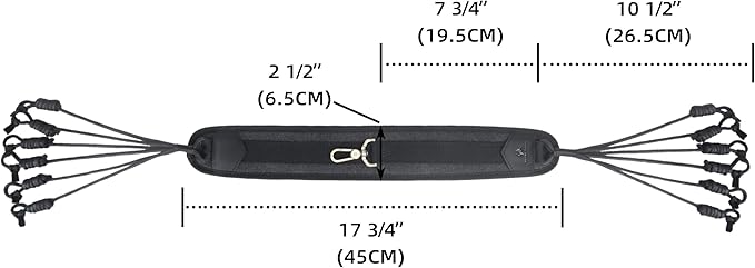 WAYNE'S DOG Canvas Bird Game Carrier, Waterfowl Dove Small Animal Game Carrier Hanger Tote Shooting Accessories (Black)