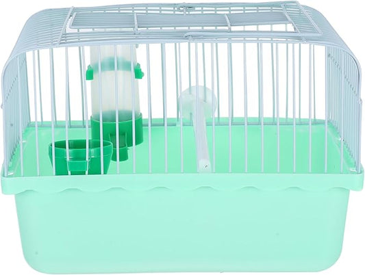 balacoo Portable Bird Cage with Feeder and Water Dispenser Spacious Travel Carrier for Parakeets Lovebirds and Birds Metal Construction for Outdoor Adventures