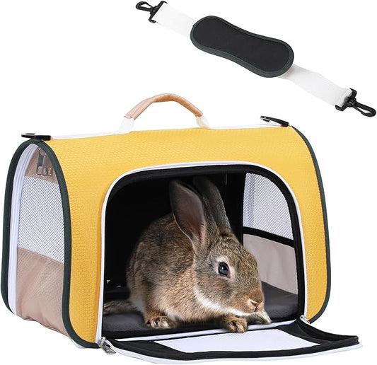 A4Pet Cat Carriers Dog Carrier Pet Carrier, TSA Airline Approved Small Dog Carrier for Cats Dogs Puppies (Up to 15lbs), Washable Soft-Sided Collapsible Travel Puppy Carrier