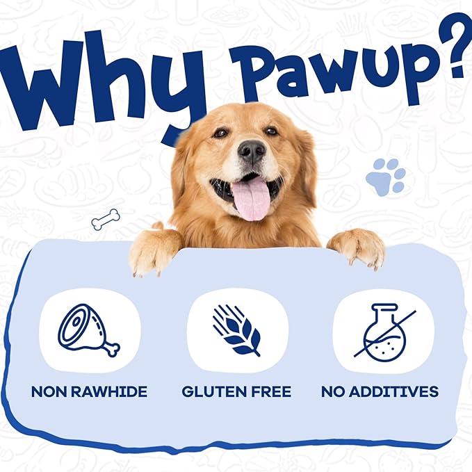 PAWUP Cod Skin Dog Treats with Duck Dog Snacks High Protein and Omega-3, Natural Dog Chews w/Taurine, 12.5 oz