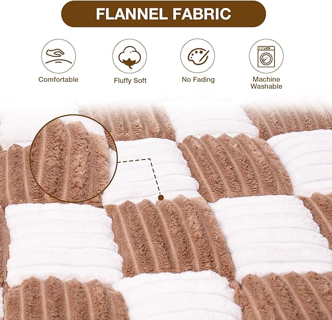 Dog Couch Cover Protector, Dog Bed Mat for Couch Washable Pet Bed Cover, Large Dog Blanket Pet Friendly Sofa Cover, Dark Coffee, 27 * 59 ''