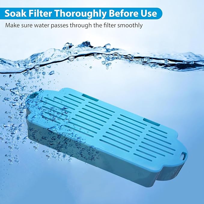 Cat Water Fountain Replacement Filters - for Tomxcute P Series Cat Fountain
