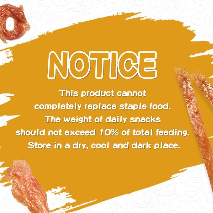 PAWUP Chicken Jerky Dog Treats, Natural Dog Chicken Jerky Treats w/Taurine, Training Treats, 12.5 oz