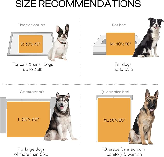 Luciphia Large Waterproof Dog Blanket for Pet Washable Liquid Proof Bed Intimacy Protection Shaggy Plush Calming Long Faux Fur Couch Cover Calming Cat Throw Blankets, Tie-dye Grey, 50" x 60"